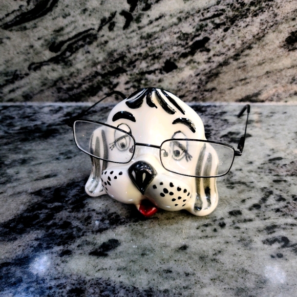 🌵Vintage Ceramic Dog Eyeglass Holder